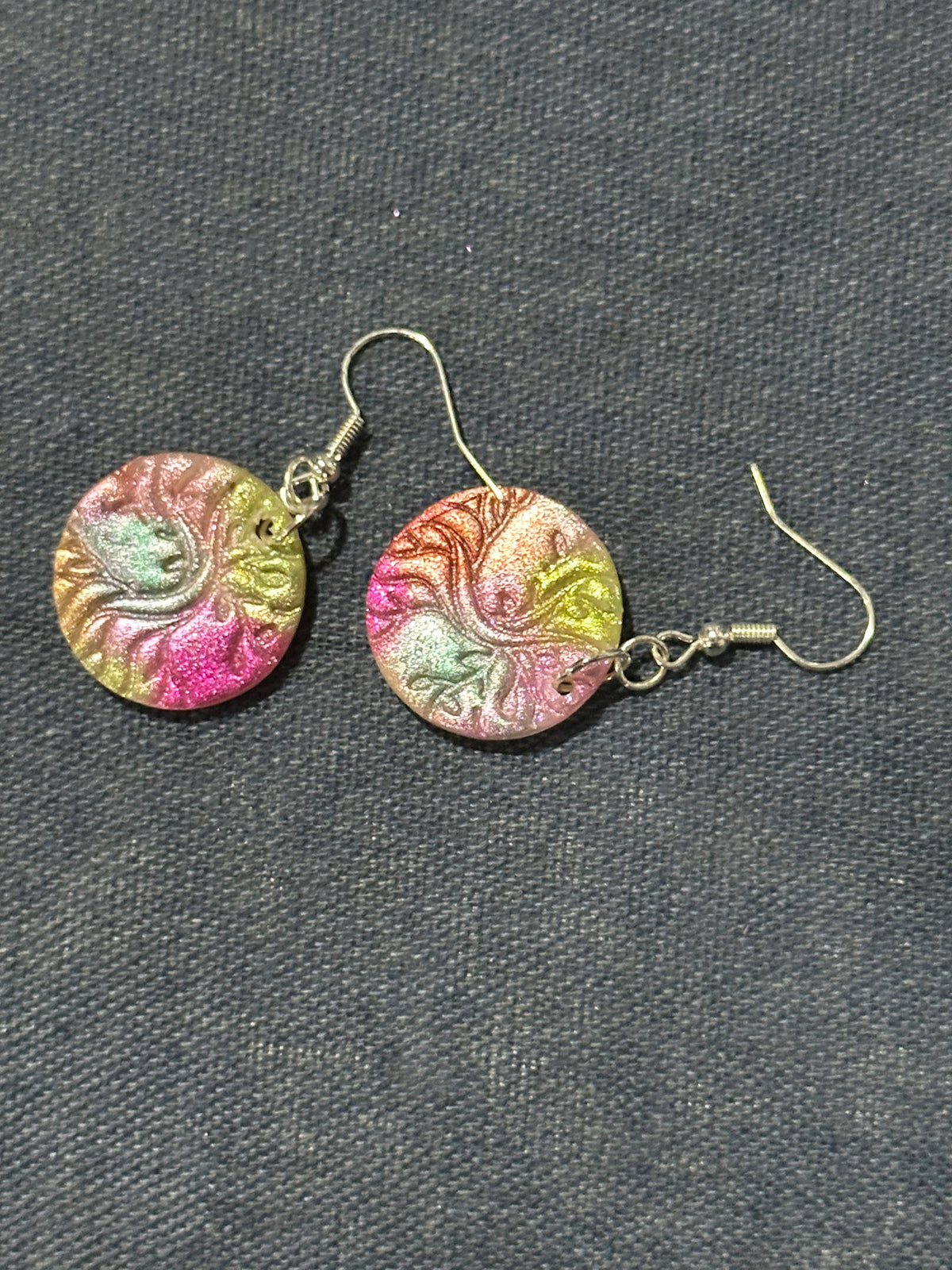 Handmade Multicolor Tree of Life Earrings