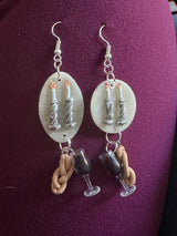 Shabbat Charm Earrings