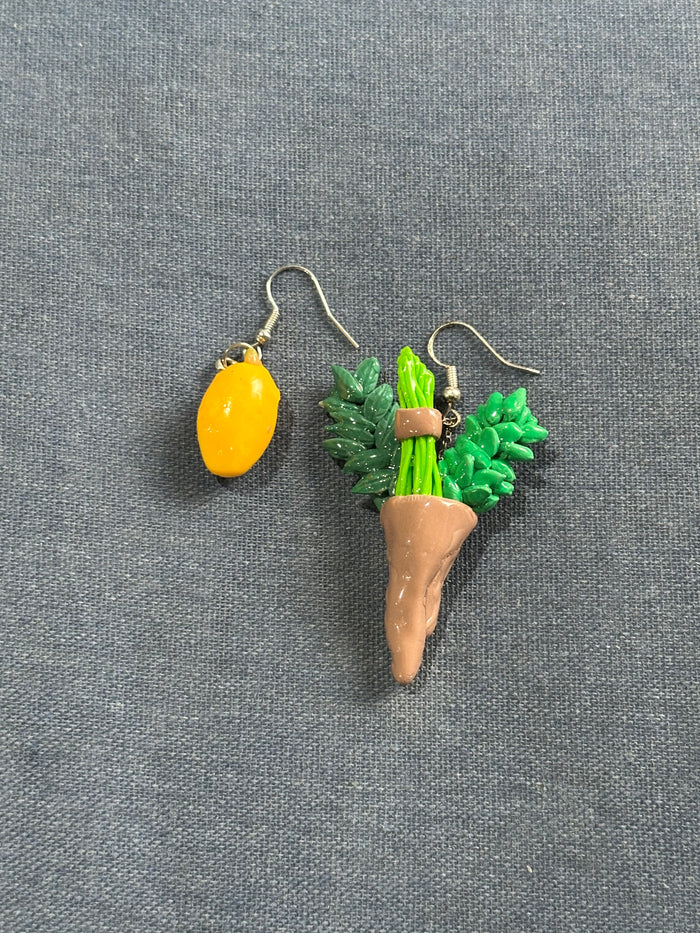 Lulov and Etrog Earrings