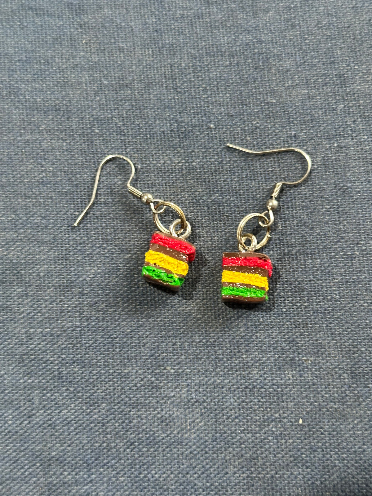 Rainbow Cake Earrings