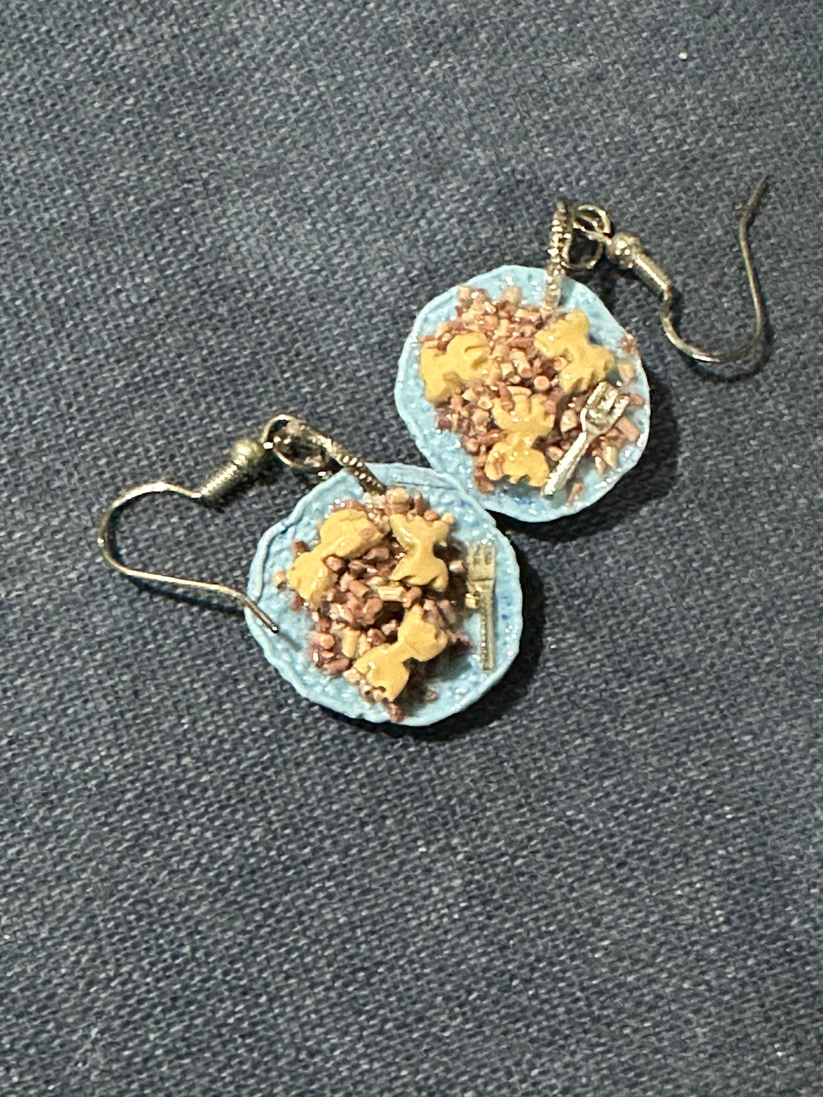Handmade Kasha and Bowties Earrings