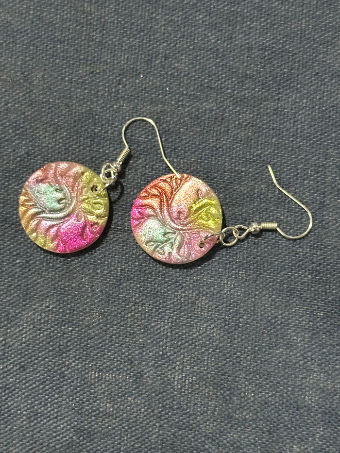Handmade Multicolor Tree of Life Earrings