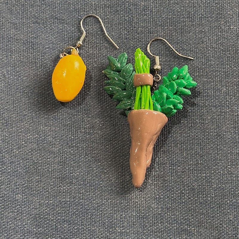 Lulov and Etrog Earrings