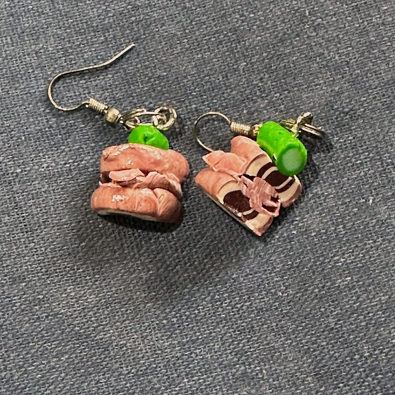 Mini Deli Sandwich Earrings