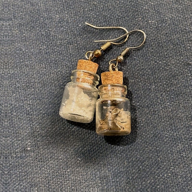 Dead Sea Salt and Mud Earrings