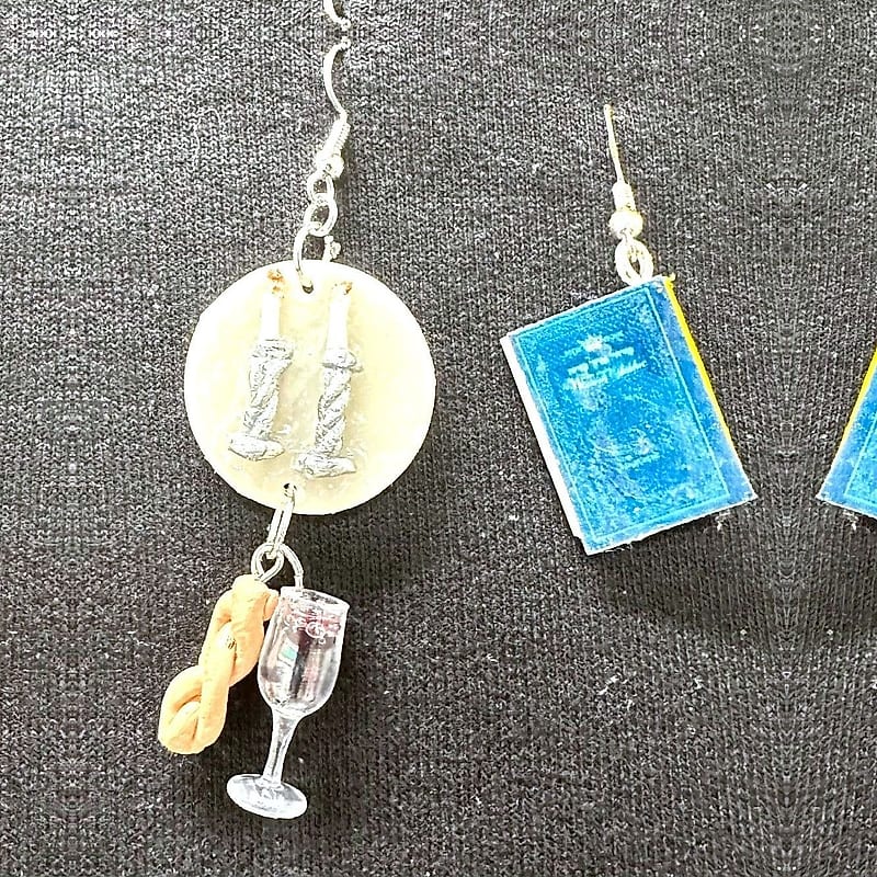 Shabbat Charm Earrings